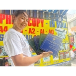 Đóng bìa cứng mạ chữ vàng - tại photocopy Minh Ngọc