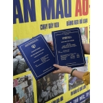 Đóng bìa nhũ mạ vàng tinh xảo cho luận văn, đồ án sinh viên chuẩn tốt nghiệp