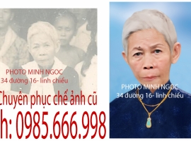 KHÔI PHỤC ẢNH CŨ – LÀM LẠI ẢNH THỜ ĐẸP NHƯ MỚI