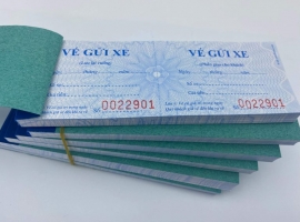 In Vé Giữ Xe Giá Rẻ