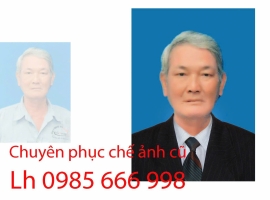 Phục chế ảnh cũ - ảnh thờ 2