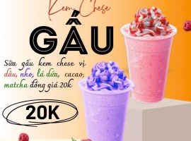 In Standee menu quán ăn – café – trà sữa