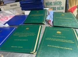 Gia công  mẫu bìa mạ vàng đẹp –  Dịch vụ ưu đãi nhanh chóng cho sinh viên 