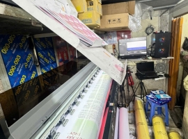 In bạt quảng cáo lớn  khổ lớn, phù hợp hội chợ, sự kiện và quảng bá sản phẩm