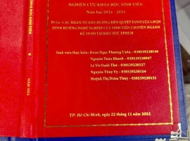 Đóng Bìa Mạ Vàng Luận Văn Chuẩn Form Tại Thủ Đức - Trường Đại học Nông Lâm TP.HCM (NLU)