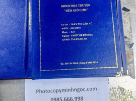 Gia Công Bìa Mạ Vàng Đồ Án Tốt Nghiệp Đẹp – Đúng Chuẩn – Giá Sinh Viên