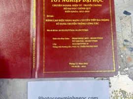 In Bìa Mạ Vàng Giá Rẻ Cho Sinh Viên Tại Thủ Đức - Trường Đại học Khoa học Xã hội và Nhân văn (USSH)