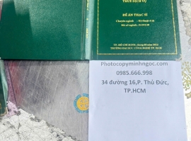 Đóng Bìa Mạ Vàng Uy Tín Cho Sinh Viên Tại Thủ Đức - Trường Đại học Nguyễn Tất Thành  (NTTU)