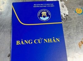 Gia Công Bìa Mạ Vàng Bằng Cử Nhân Trang Trọng – Đúng Chuẩn – Bền Đẹp