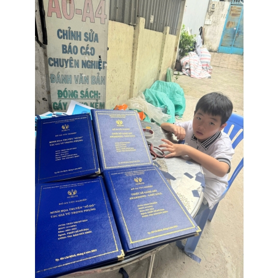 Nhận làm bìa mạ vàng đồ án tốt nghiệp đúng chuẩn từng trường