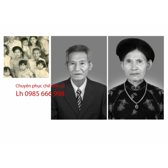 PHỤC CHẾ ẢNH CŨ – LÀM MỚI ẢNH THỜ CHUYÊN NGHIỆP, LẤY LIỀN
