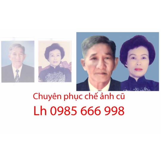 PHỤC CHẾ ẢNH CŨ – LÀM MỚI ẢNH THỜ CHUYÊN NGHIỆP, LẤY LIỀN