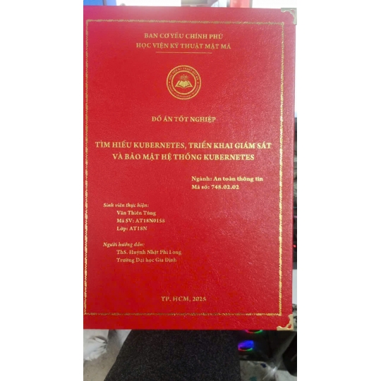 GIA CÔNG MẪU BÌA NHŨ MẠ VÀNG CHO BẰNG TỐT NGHIỆP NGÀNH AN TOÀN THÔNG TIN 
