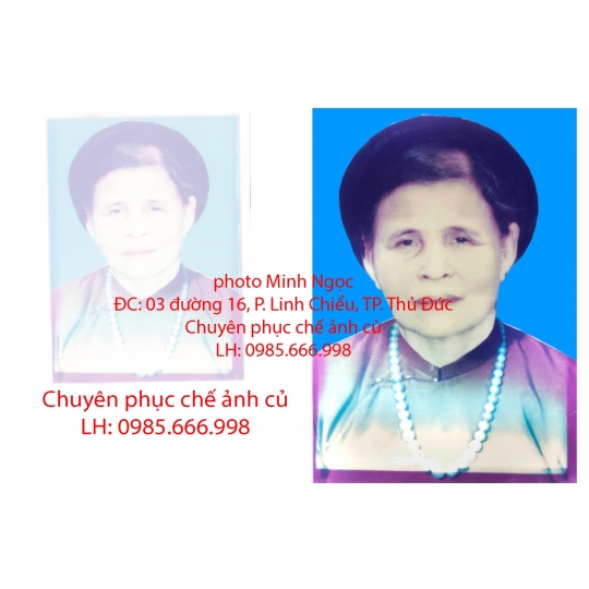 PHỤC CHẾ ẢNH CŨ – GIỮ LẠI NHỮNG GÌ QUAN TRỌNG NHẤT