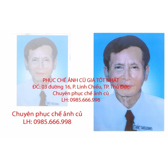 PHỤC CHẾ ẢNH CŨ – GIỮ LẠI NHỮNG GÌ QUAN TRỌNG NHẤT