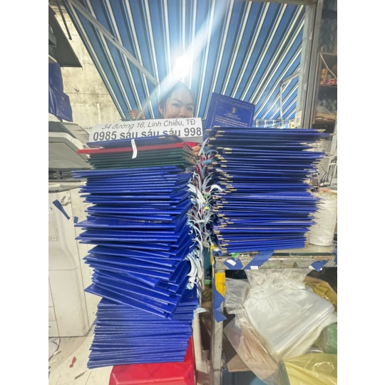 Gia công  mẫu bìa mạ vàng đẹp –  Dịch vụ ưu đãi nhanh chóng cho sinh viên 