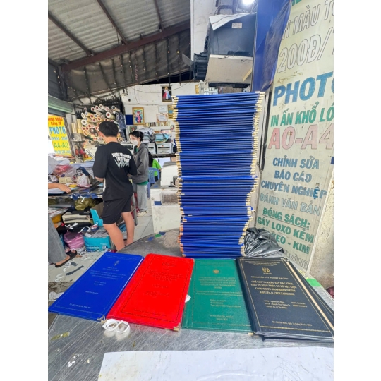 GIA CÔNG MẪU BÌA NHŨ MẠ VÀNG CHO LUẬN VĂN THẠC SĨ NGÀNH CÔNG NGHỆ THỰC PHẨM