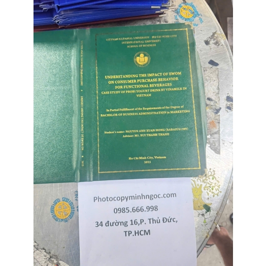 In Bìa Mạ Vàng Giá Rẻ Cho Sinh Viên Tại Thủ Đức - Đại học Sư phạm Kỹ thuật TP.HCM (UTE)