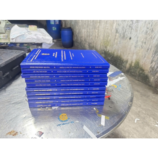 Gia Công Bìa Mạ Vàng Đồ Án Tốt Nghiệp Đẹp – Đúng Chuẩn – Giá Sinh Viên